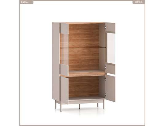 OTITEC - Armoire vitrine - l.92 x h.156 x p.40 cm - dunia