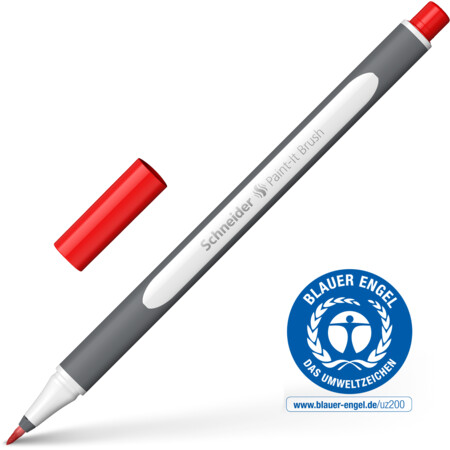 Schneider Paint-It 070 Brush pen - red - Brush