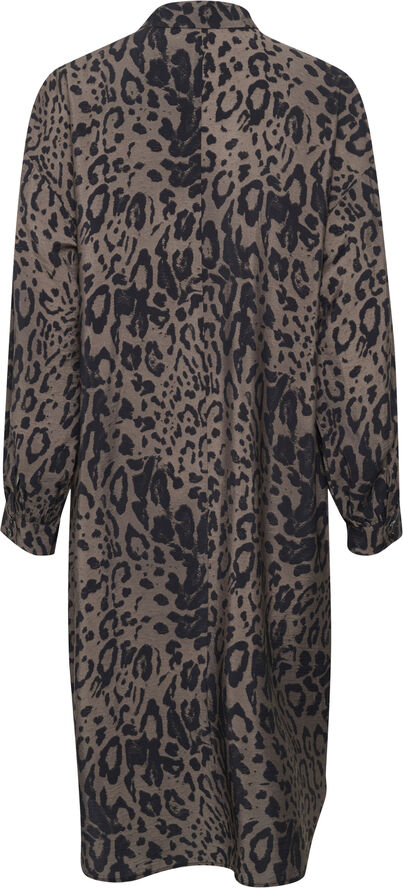 Kaffe KAjemma Shirt Dress Major brown/black leopard