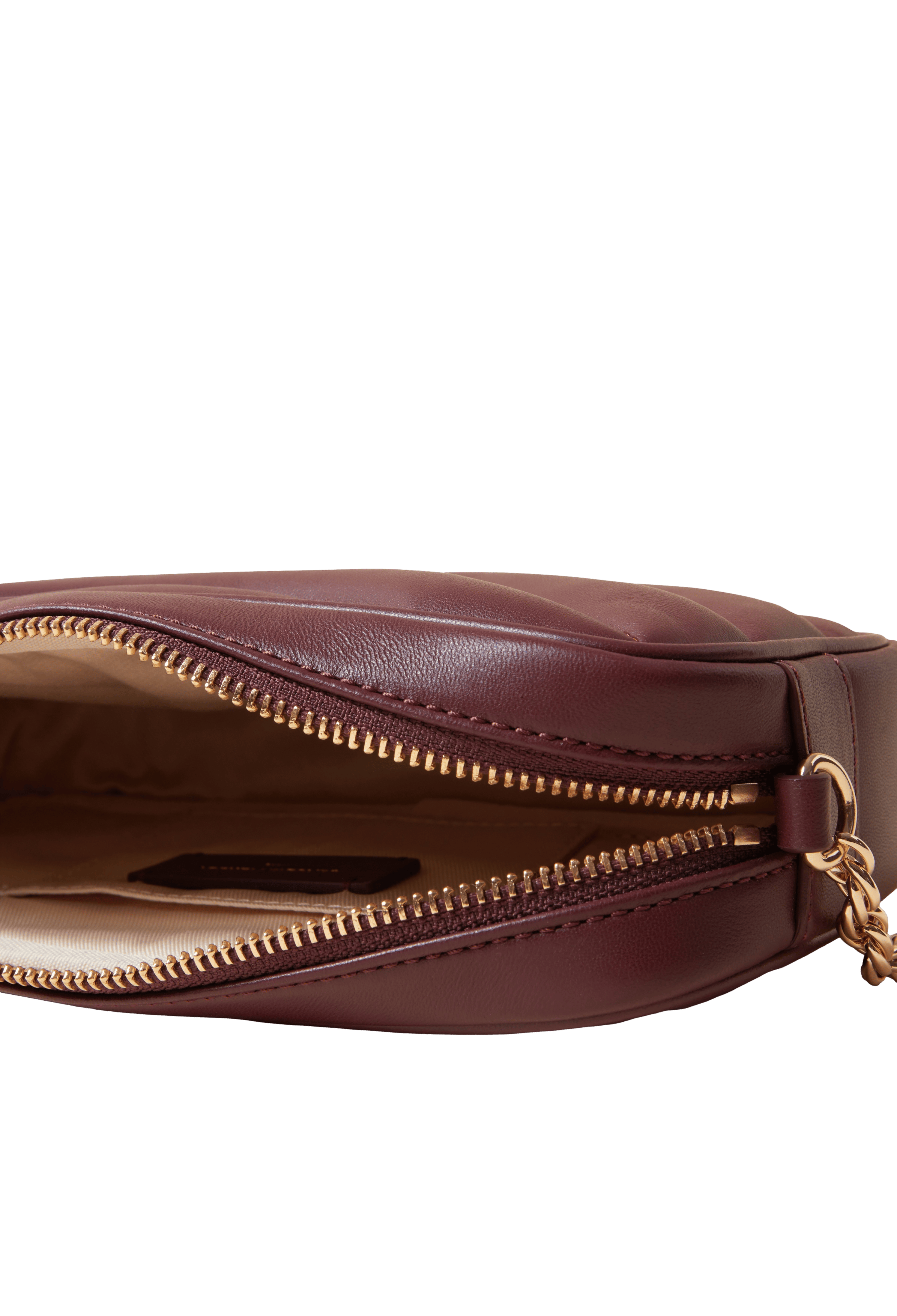 Sac bandoulière en cuir | Rouge