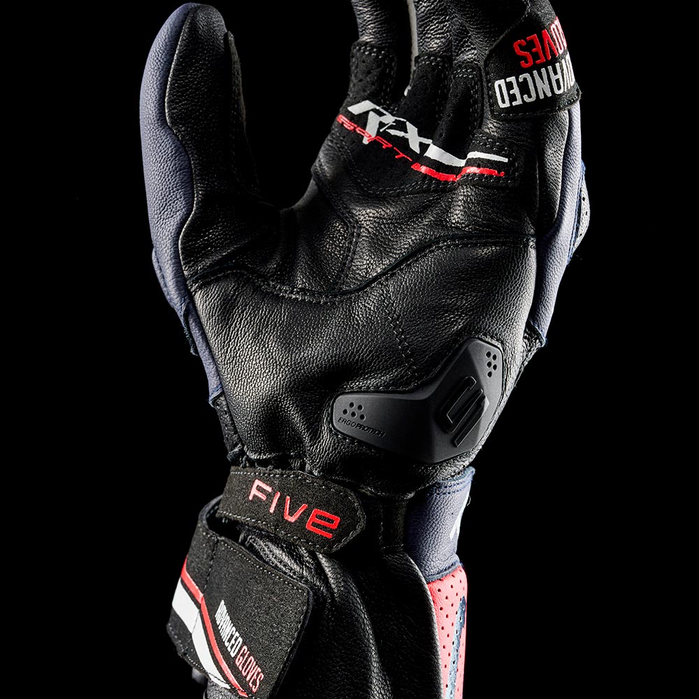 Five - Gants RFX Sport Evo Bleu / Rouge fluo / Blanc