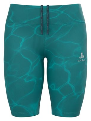 Short Running Femme Odlo Zeroweight Print Bleu