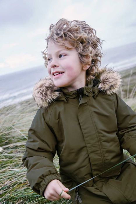 Coverall with Fake Fur flyverdragt