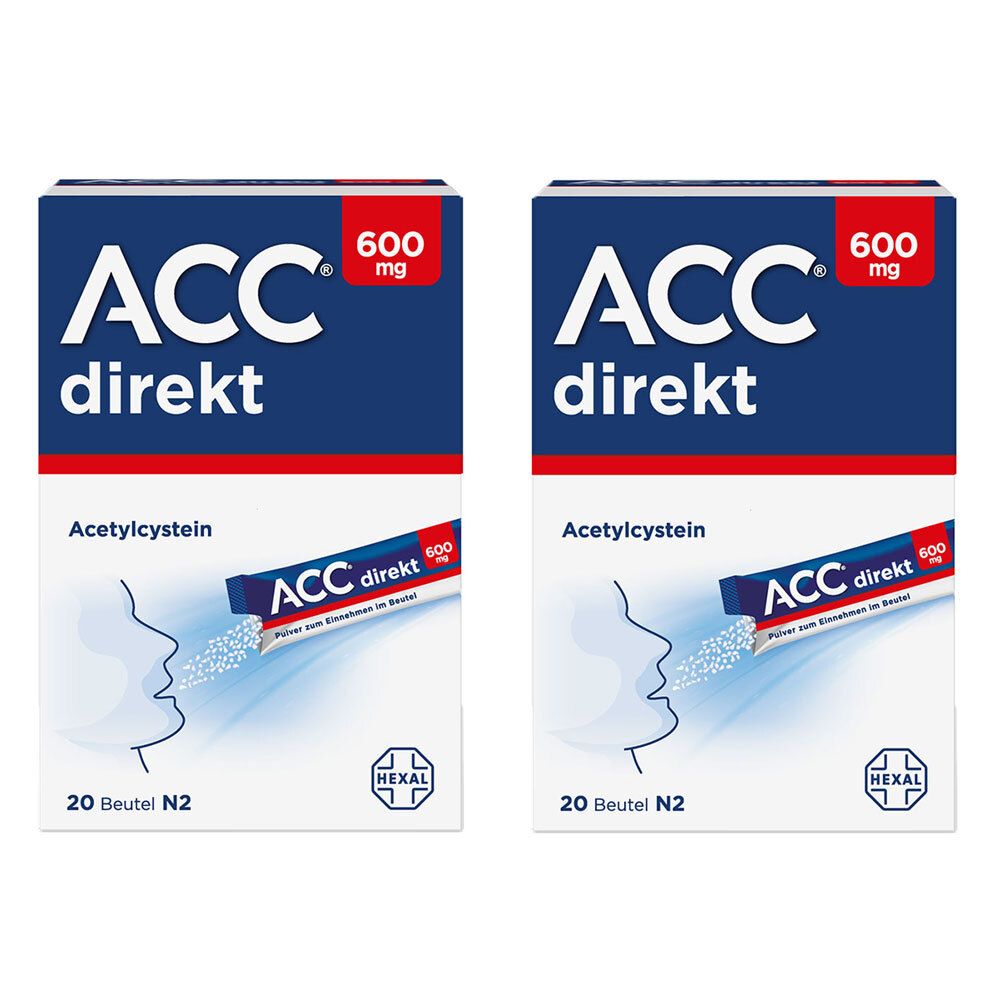 ACC® direkt 600 mg - Jetzt 20% Rabatt mit dem Code 