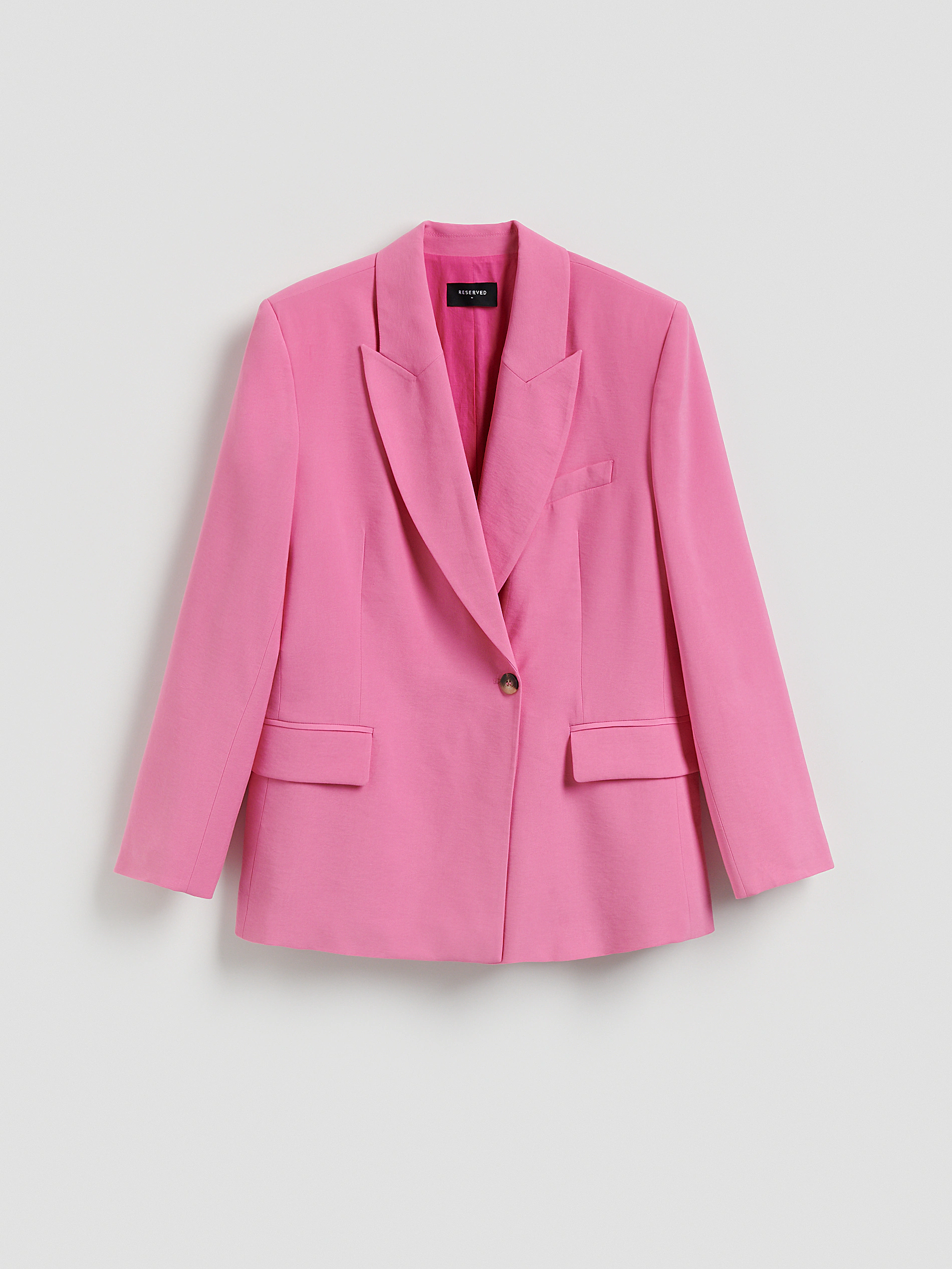 Oversize-Blazer mit hohem Modalanteil