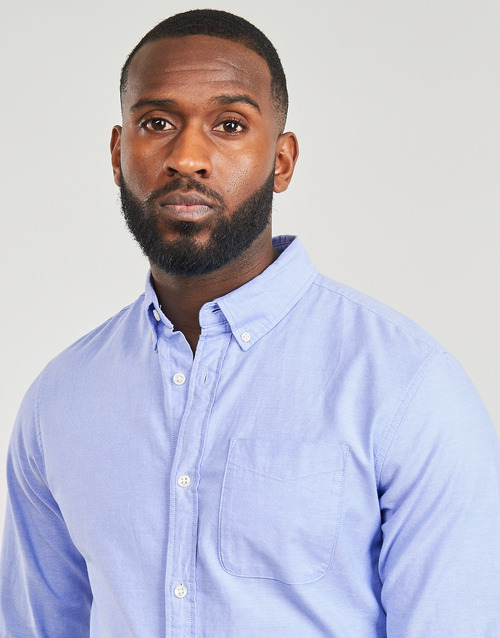 Jack & Jones - JJEOXFORD SHIRT LS - Bleu