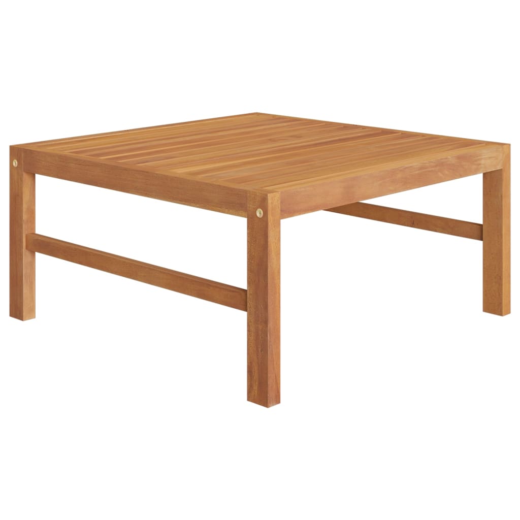 Salon de jardin meuble d'extérieur ensemble de mobilier 6 pièces avec coussins crème bois de teck solide