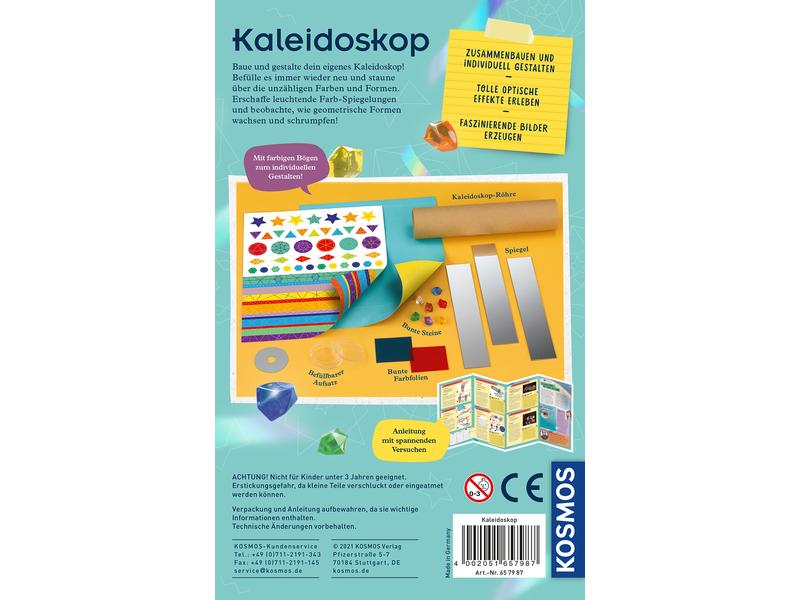 Kosmos Experimentierkasten Kaleidoskop Experimentierspass mit Spiegeln, Licht und strahlenden Farben!