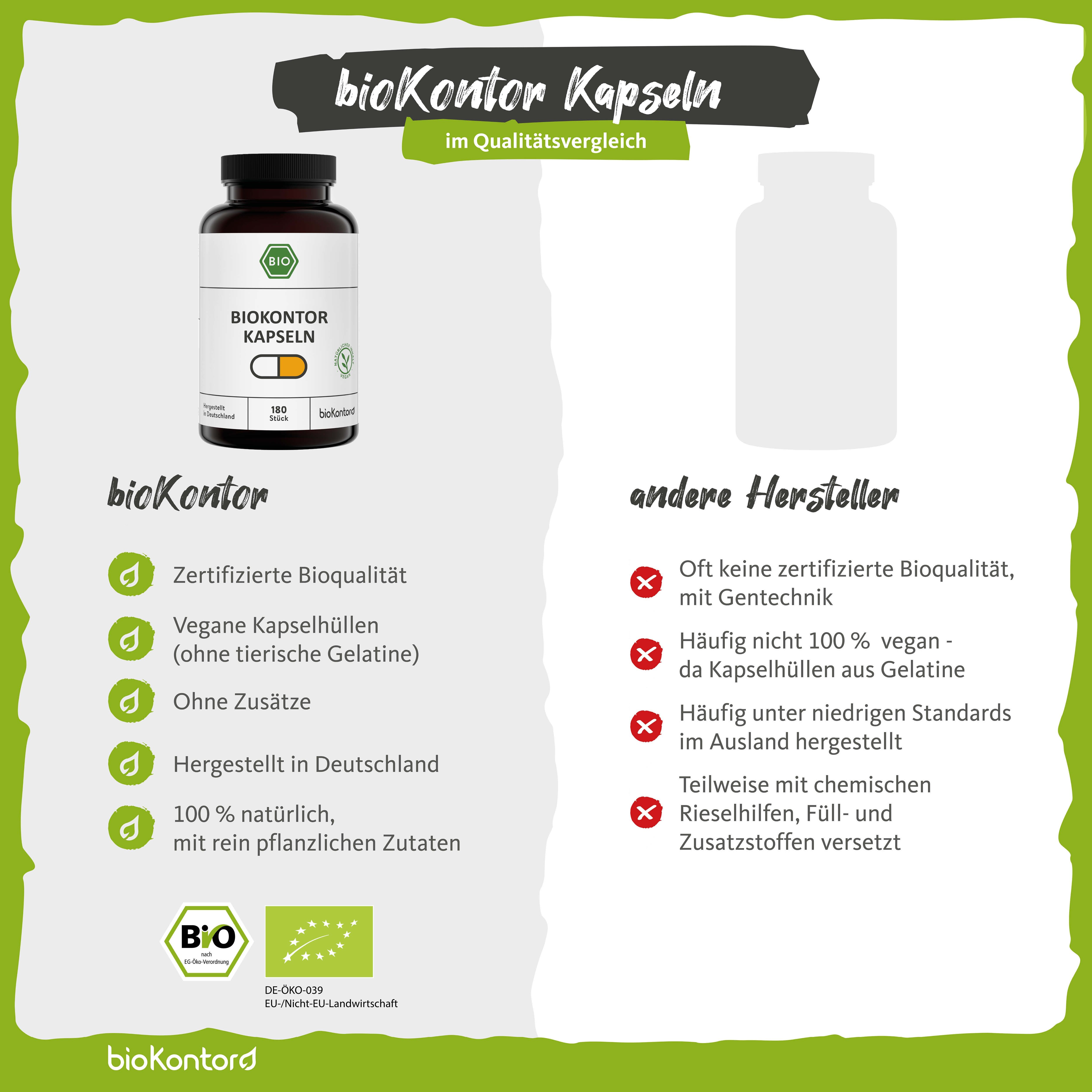 bioKontor Ceylon Zimtpulver Kapseln