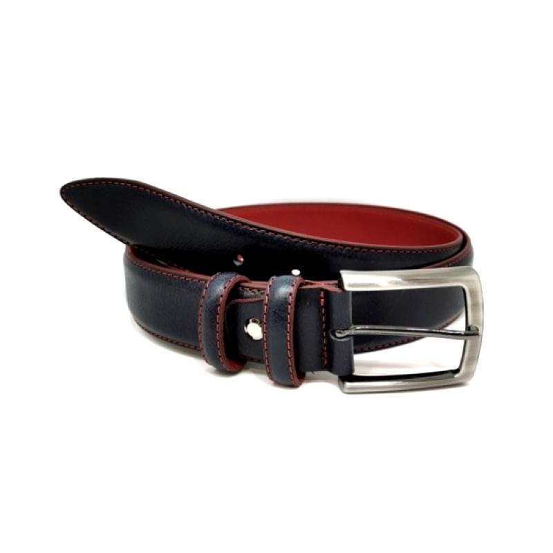 Milano Belts Heren Centuur Florence Navy Blauw