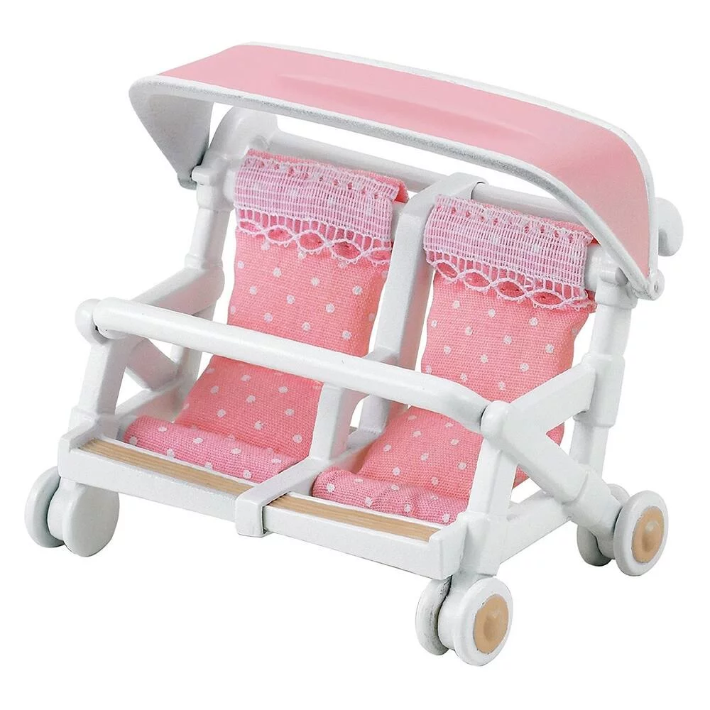 POUSSETTE DOUBLE - SYLVANIAN TOUT POUR BEBES