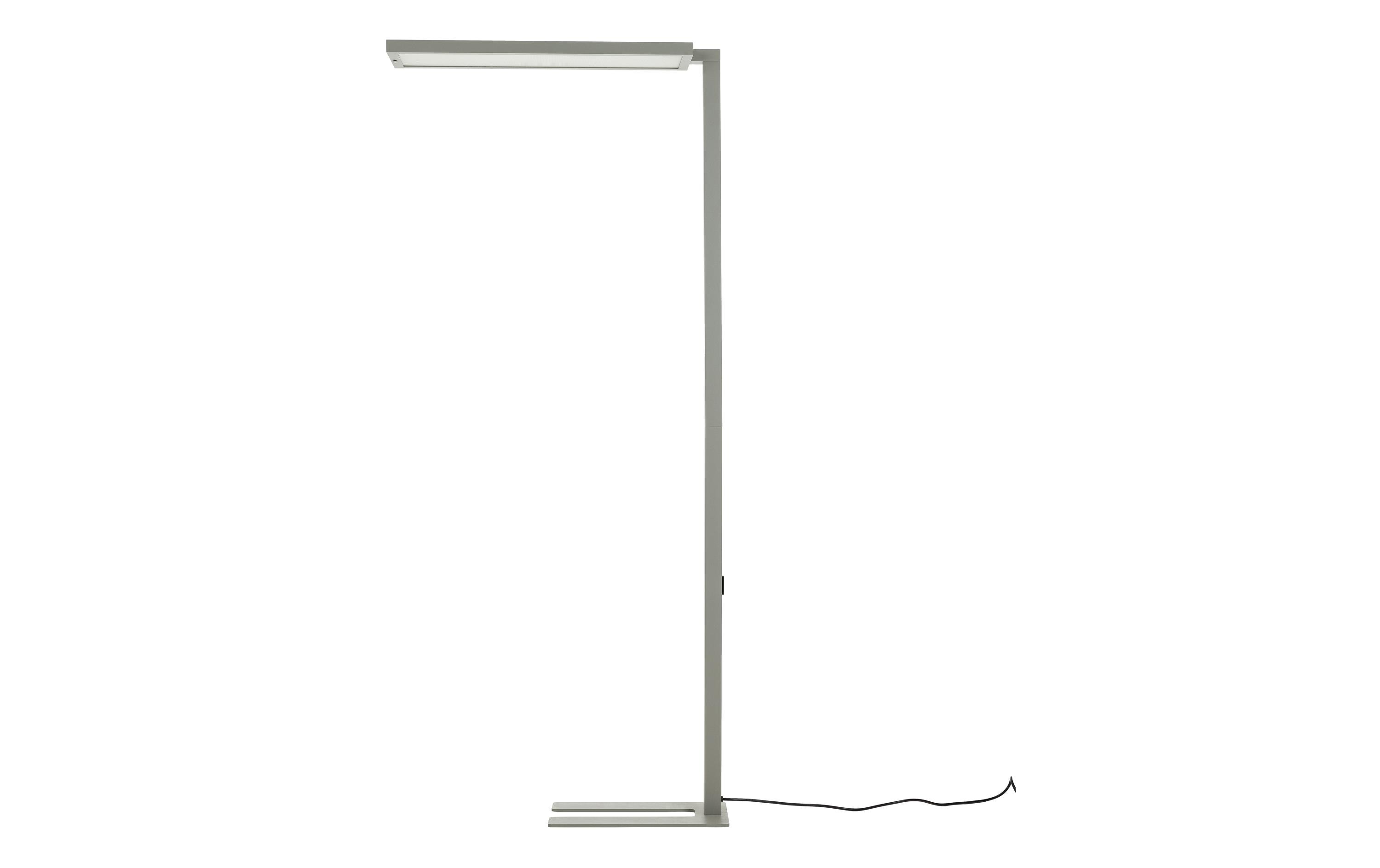Bürostehleuchte HCL LED 100 W, Grau<br>Dimmbare Stehleuchte für Boden- und Deckenbeleuchtung