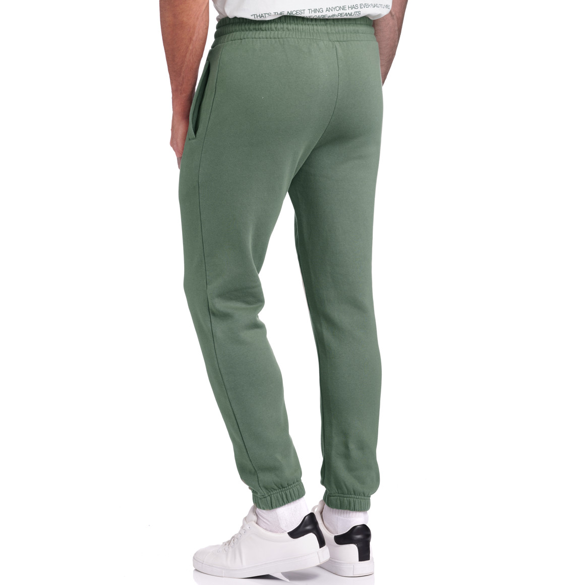 Jonas Nielsen Peanuts Jogginghose mit Stickerei dunkelgrün