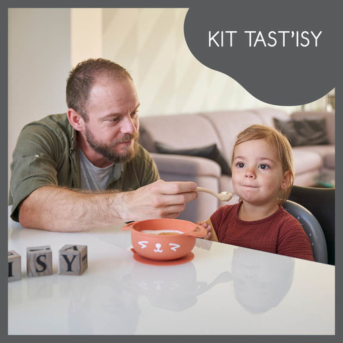 Coffret repas 15-24 mois 2 pièces TAST'ISY renard terracotta - BABYMOOV