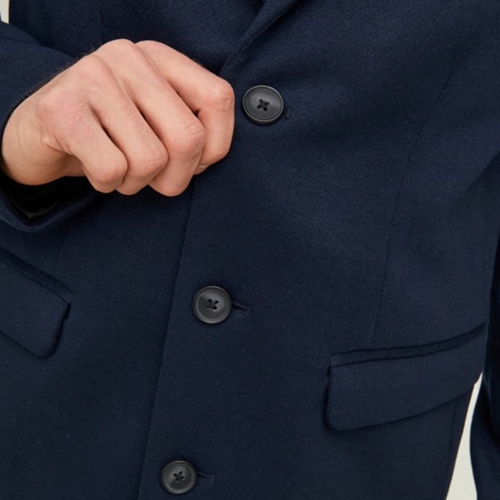 Jack & Jones - 12212207 JJEKNITTED MARCO COAT NAVY BLAZER Azul