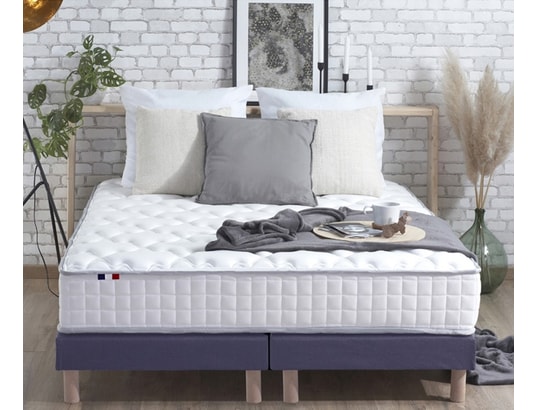 IDLITERIE - Matelas eco conçu polylatex recyclé très ferme 80 kg - made...