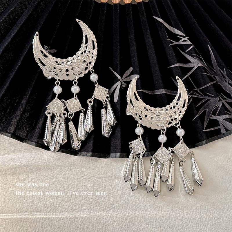 LIDO - Maan Fringed Alloy Haarspeld / Set