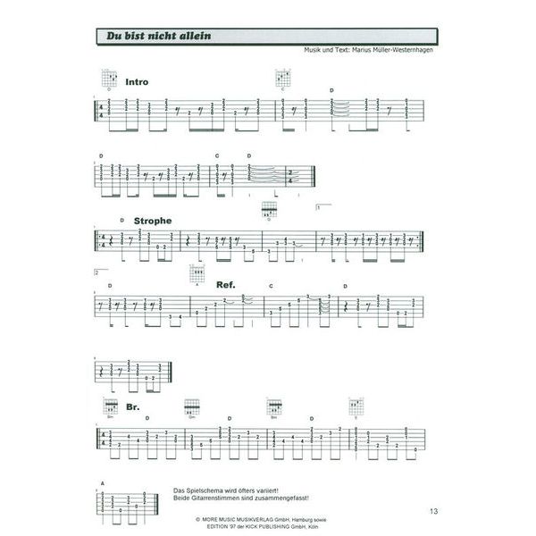 Hildner Musikverlag So Weit Best Of Westernhagen
