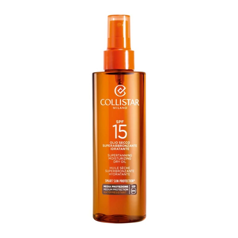 Collistar Zonnebrand Supertanning Spray Dry Oil SPF15 200ml