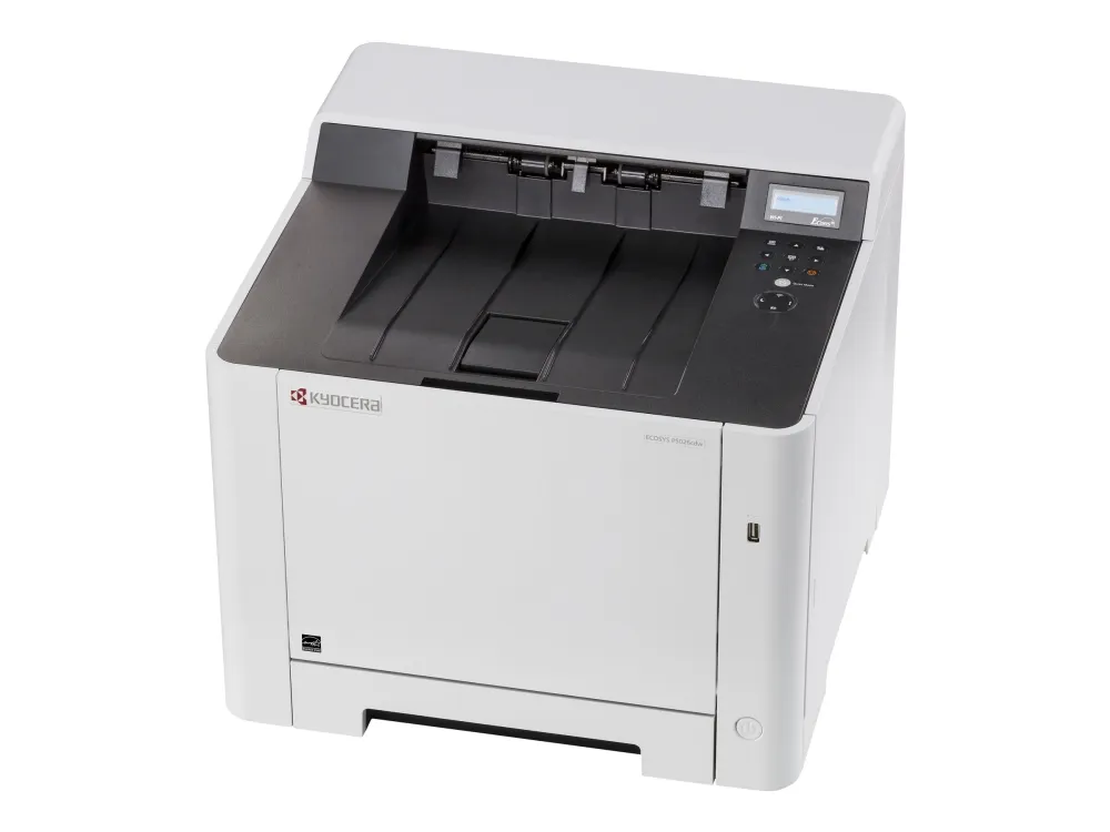 Kyocera ECOSYS P5026cdw - Printer - farve - Duplex - laser - A4/Legal - 9600 x 600 dpi - op til 26 spm (mono) / op til 26 spm (farve) - kapacitet: 300 ark - USB 2.0, Gigabit LAN, USB vært, Wi-Fi