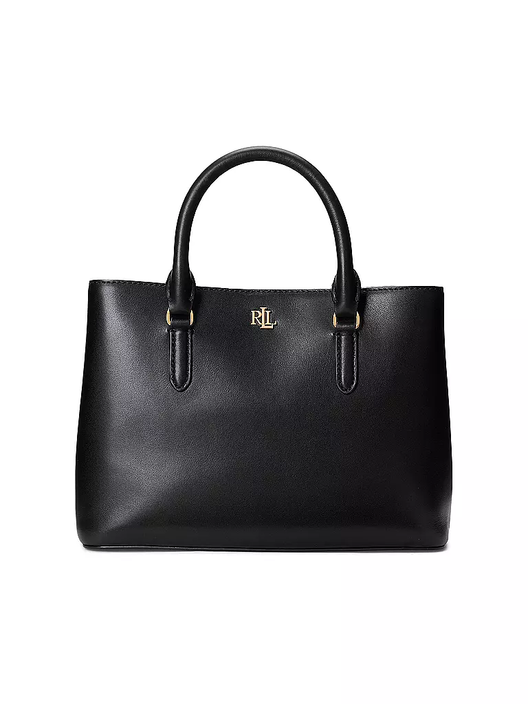 LAUREN RALPH LAUREN Ledertasche - Henkeltasche MARCY 26 Small schwarz