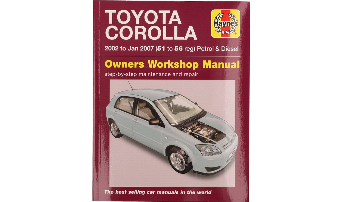Reparationshåndbog Corolla 1,4+1,6+2,0D 11/01-