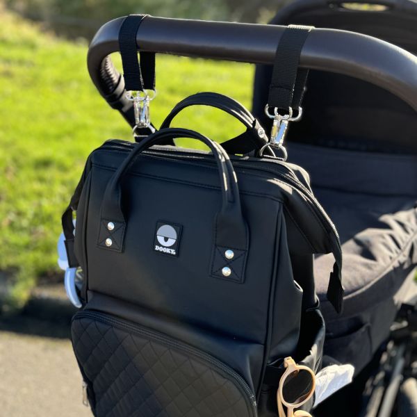 Dooky Diaper Backpack Large - Black
