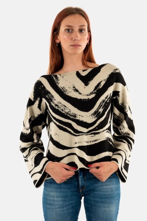 Pull hiver bsb 052-260036 greige