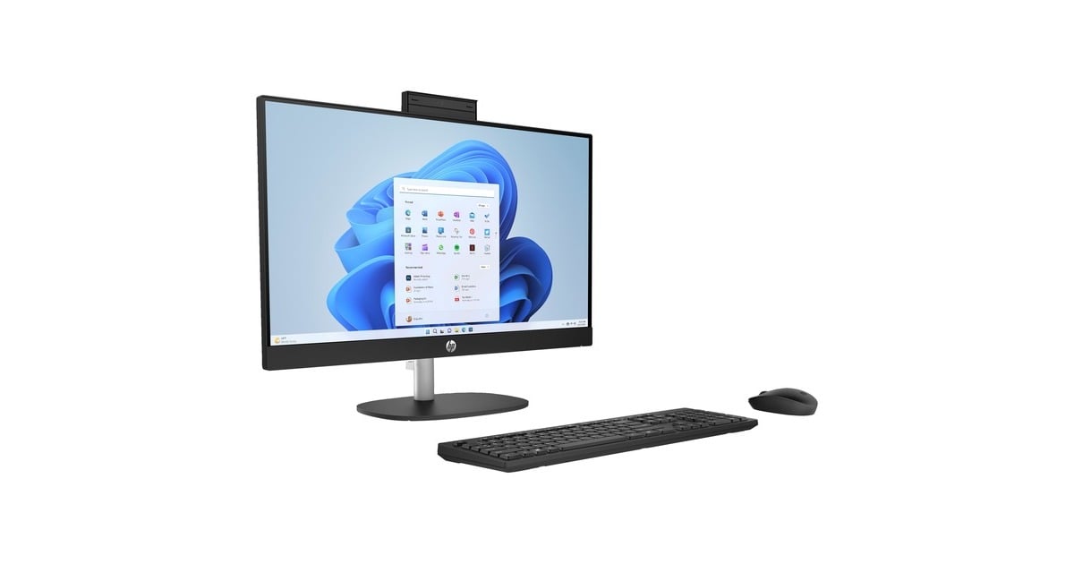 HPAIO 24-cr0055nd (895R1EA) all-in-one pc  (Zwart | i5-1335U | Iris Xe Graphics | 8 GB | 512 GB SSD)