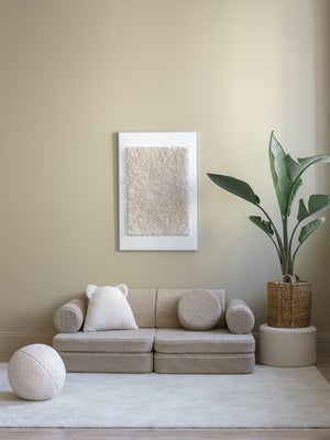 Wigiwama Play Byggbar Sofa 272x156 cm, Biscuit