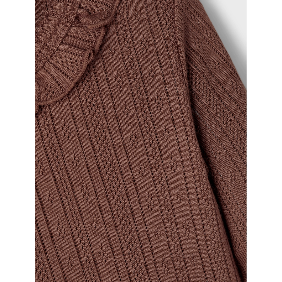 Lil'Atelier Langarmshirt Nbfrachel Chestnut