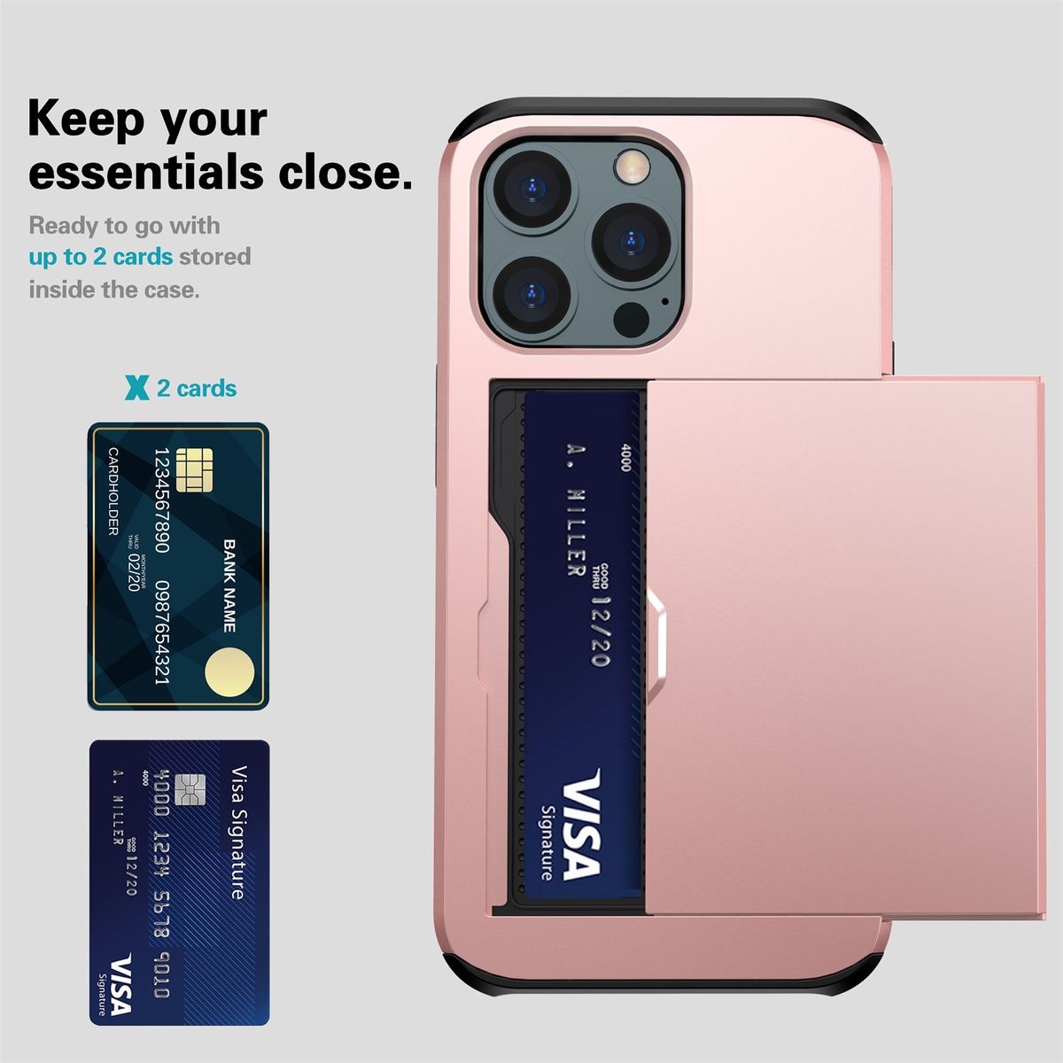 Hülle Handy Schutz für Apple iPhone 13 Pro Max Case Cover Tasche Etuis Grau Neu