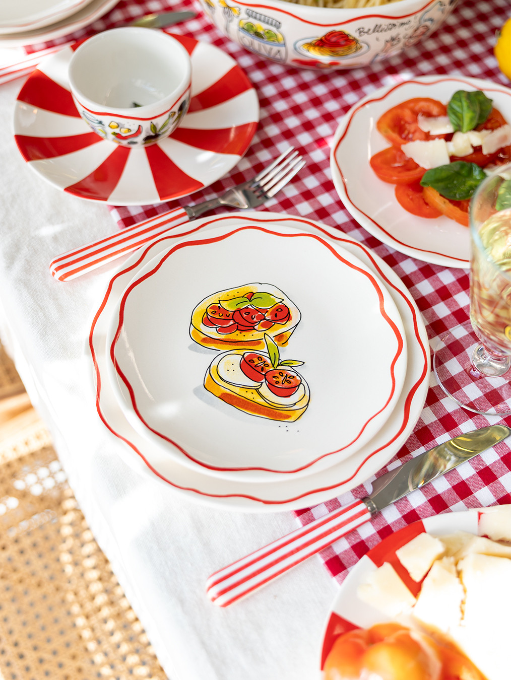 Bord 18cm Pasta Bruschetta