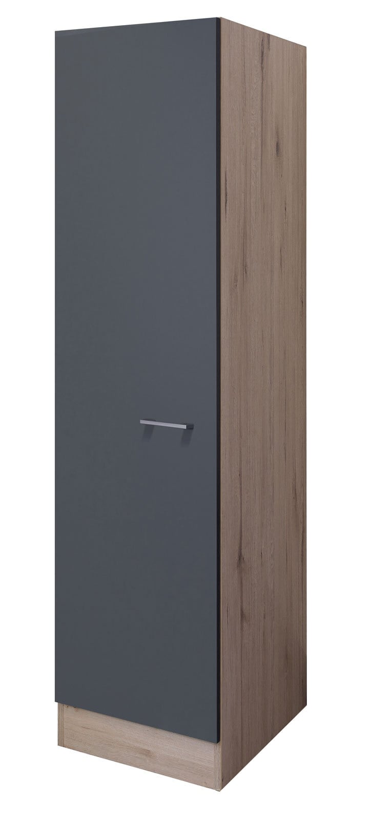 Geschirrschrank Tiago Basaltgrau/Braun 50 x 200 x 57 cm