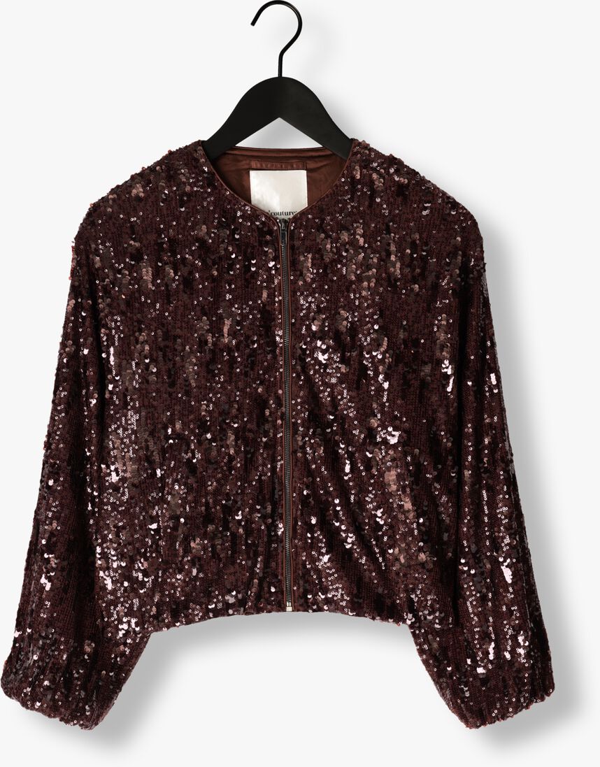 bruine co'couture jack sophiecc sequin balloon jacket