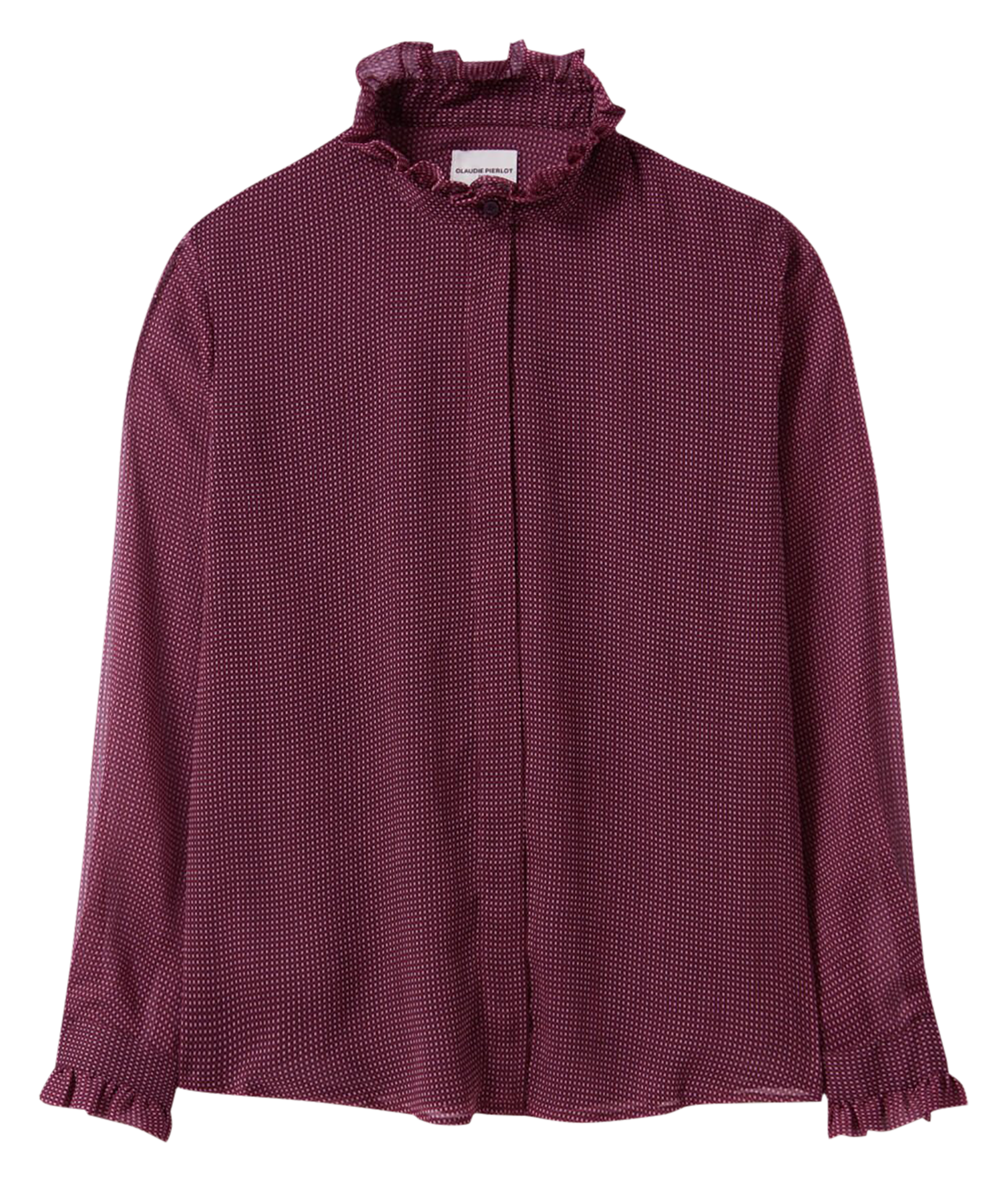 Chemise fluide à petits carreaux | Rose