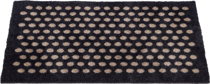 Tica Copenhagen Måtte 40x60 cm, dot sort/sand Sort/sand
