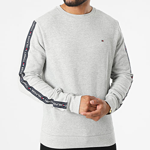 Sweat Crewneck Track Top 0705 Gris Chiné