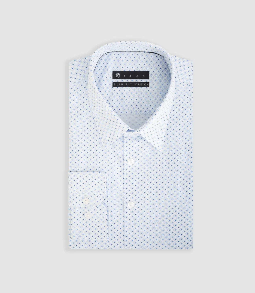 Chemise ville bleue 