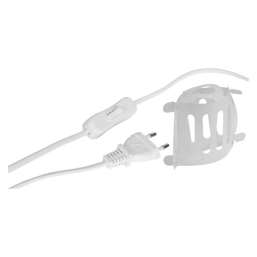 Hvit adventsstjerne Ø75 cm E14