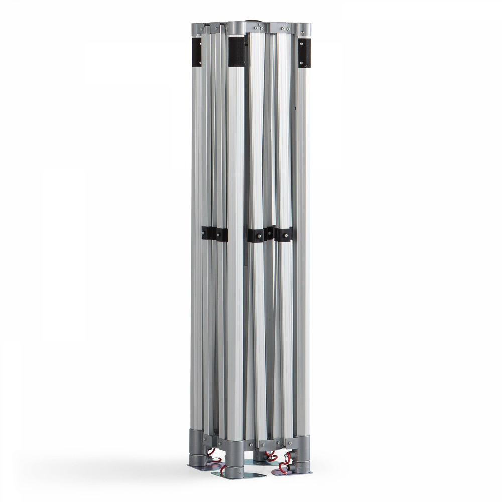 Tente pliante m2 4x4m aluminium 50mm 480g/m² blanc