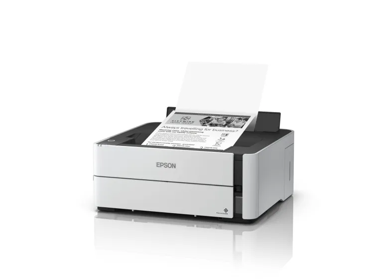 Epson EcoTank M1170 - Printer - S/H - Duplex - blækprinter - kan genopfyldes - A4/Legal - 1200 x 2400 dpi - op til 20 spm - kapacitet: 250 ark - USB 2.0, Gigabit LAN, Wi-Fi(n) - hvid