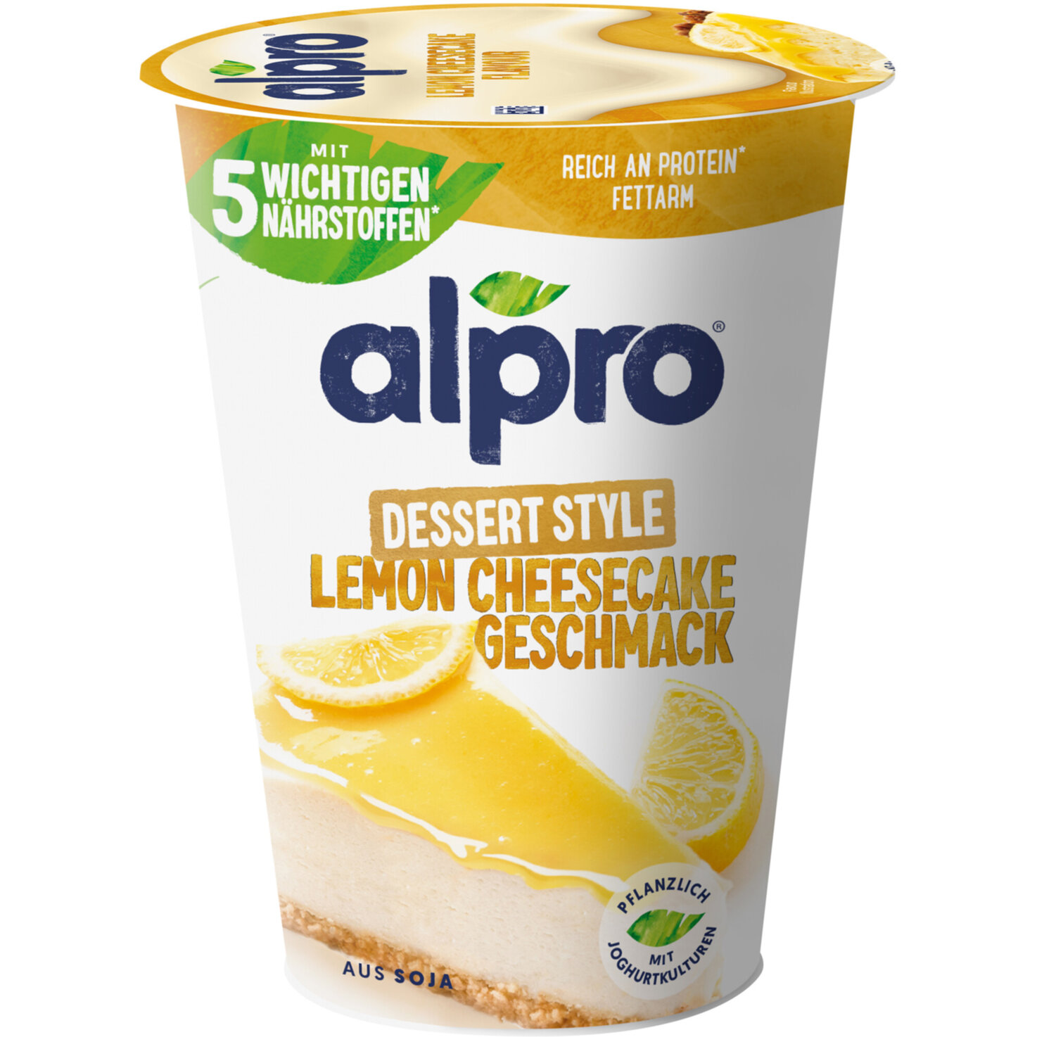 Alpro Lemon Cheesecake