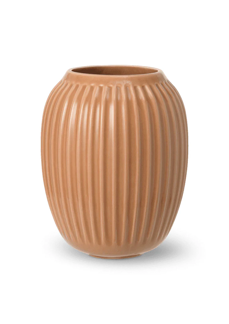 Kähler  Hammershøi vase - karamel, H: 21cm.