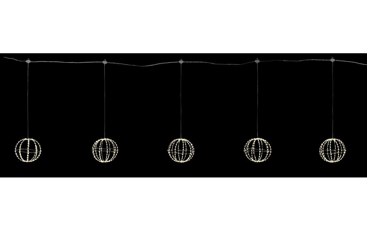 LED-Lichtervorhang Royal Ball 550 LED, Ø 16 cmLED Weihnachtsdekoration für den Innen- und Aussenbereich