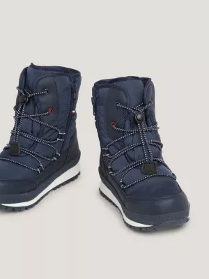 Botas de neve com cadarço Signature Tape