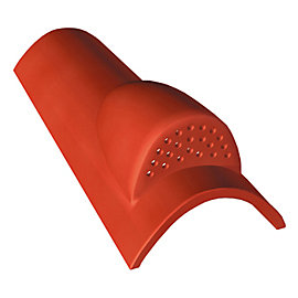Tuile chatière Garonde terre cuite rouge Monier
