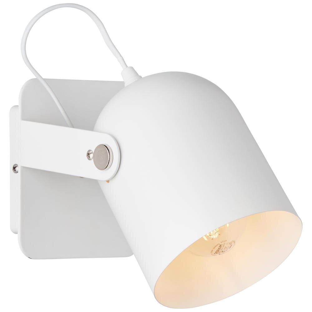 Yan wandlamp in wit E27