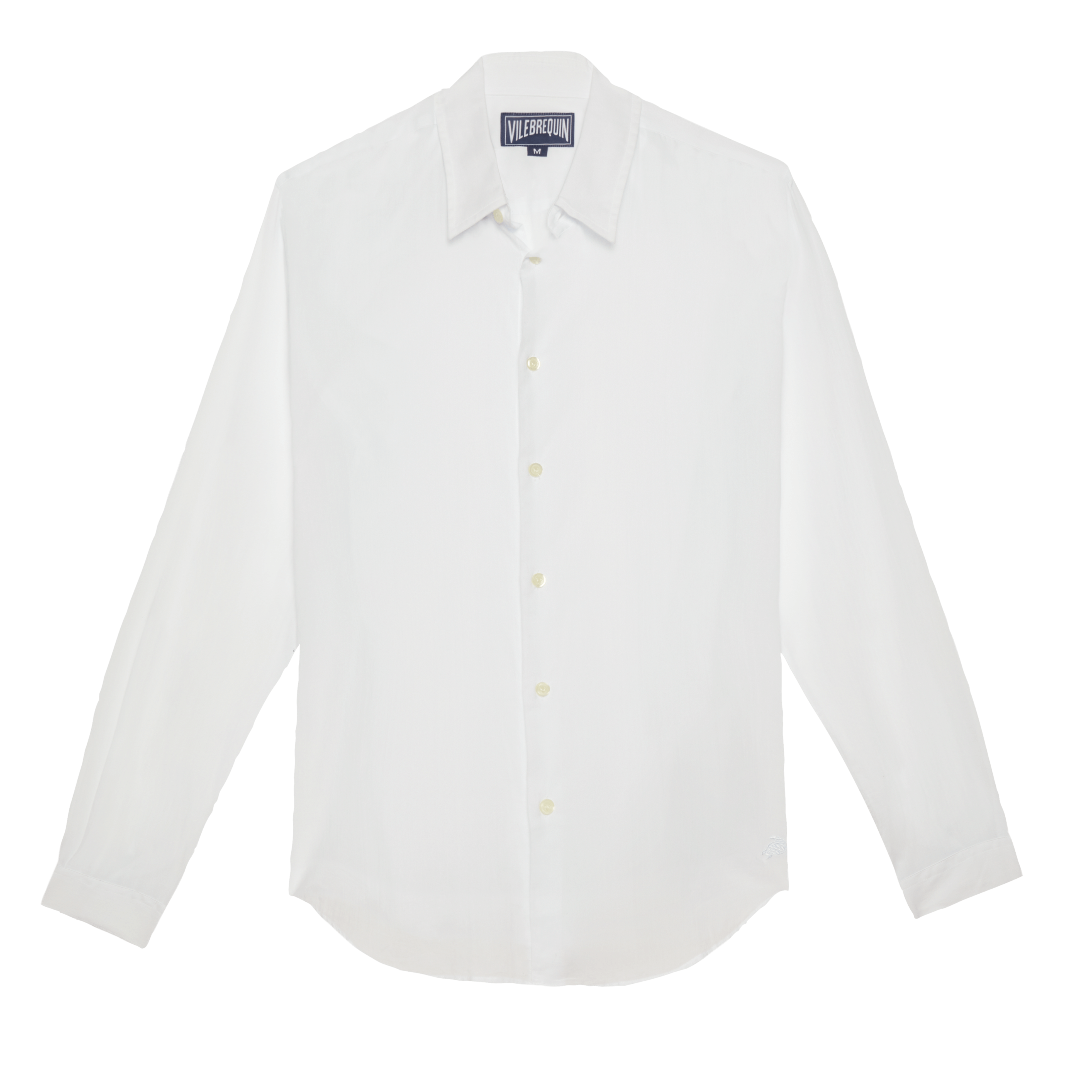 Chemise Légère en Voile de Coton Unisexe Unie