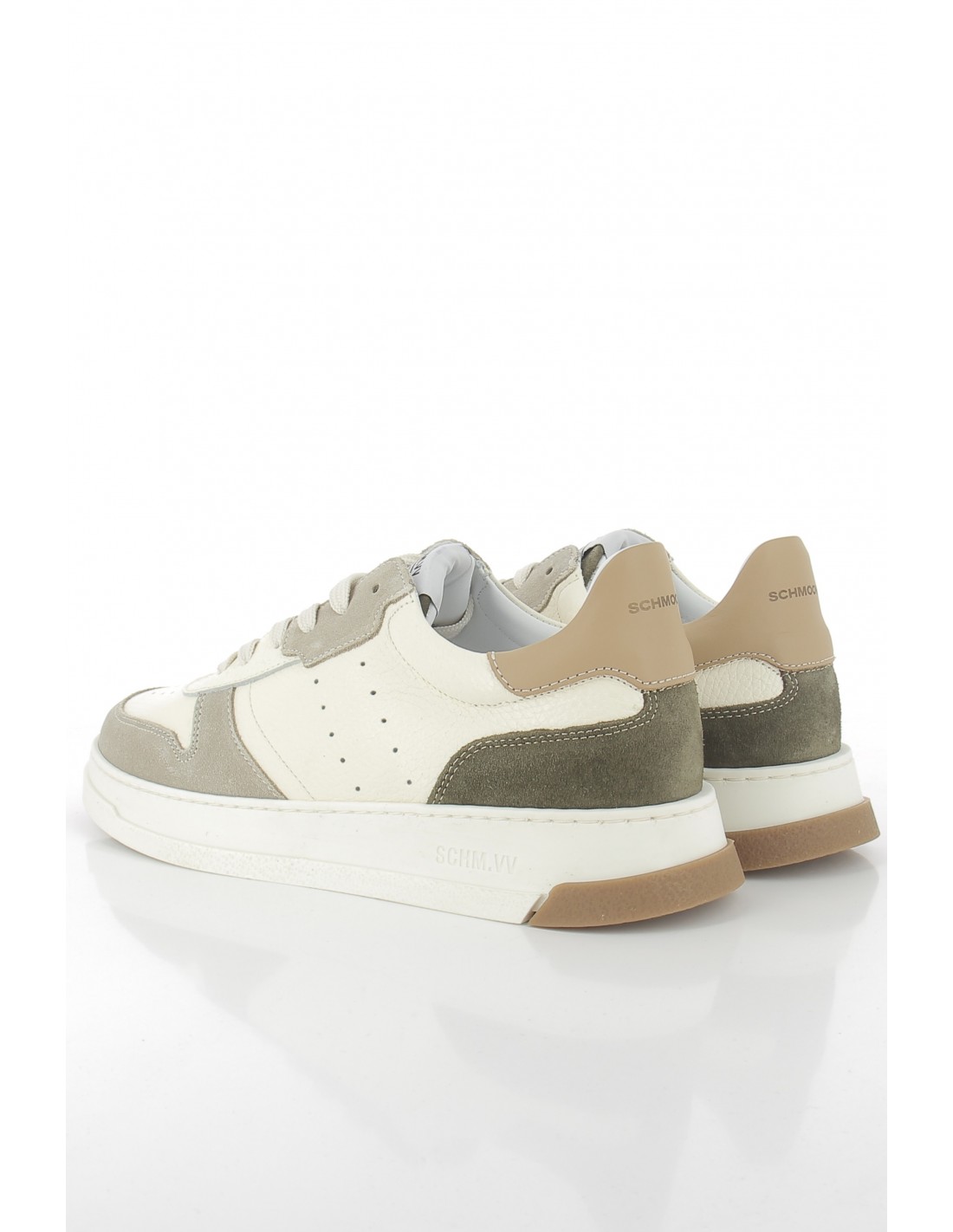 schmoove Baskets de ville Homme order sneaker Blanc/beige/marron